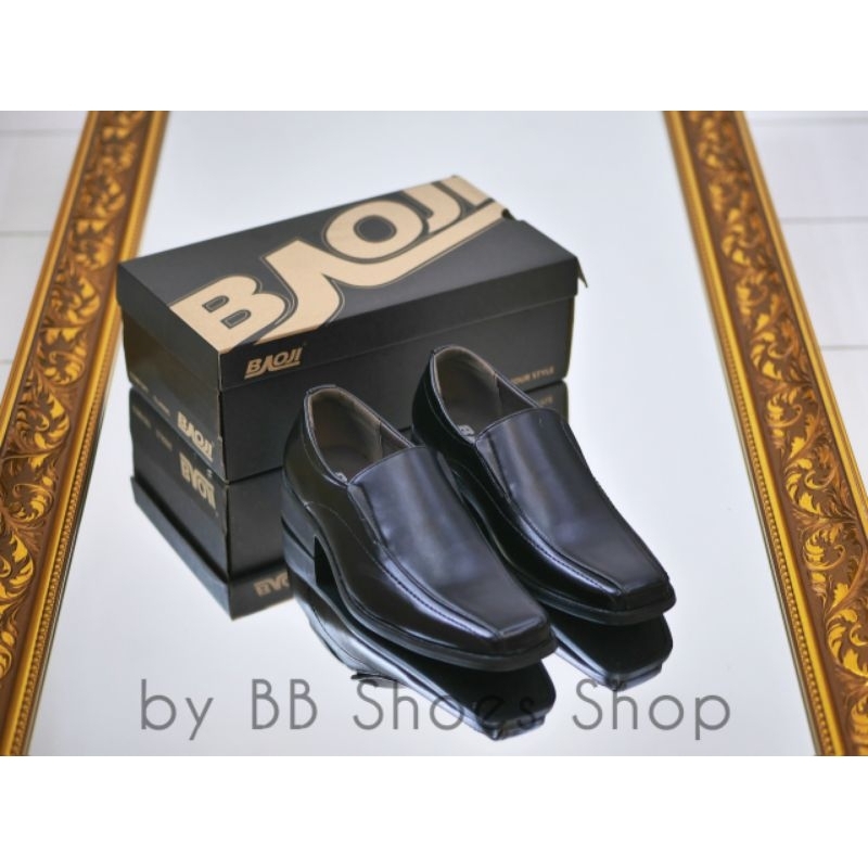 รองเท้าหนังรองเท้านักศึกษารองเท้าคัชชูชายรองเท้าBaoji3385หัวเรียว
