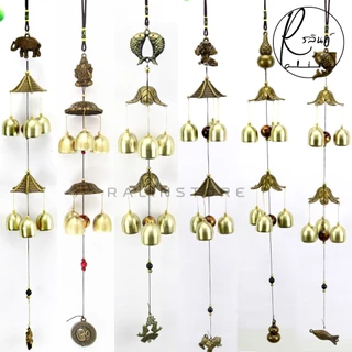 กระดิ่งโมบาย กระดิ่งลม 2 ชั้น โมบายลม WIND CHIMES กระดิ่งมงคล เรียกทรัพย์ เสริมฮวงจุ้ย (มีให้เลือกหลายแบบ)