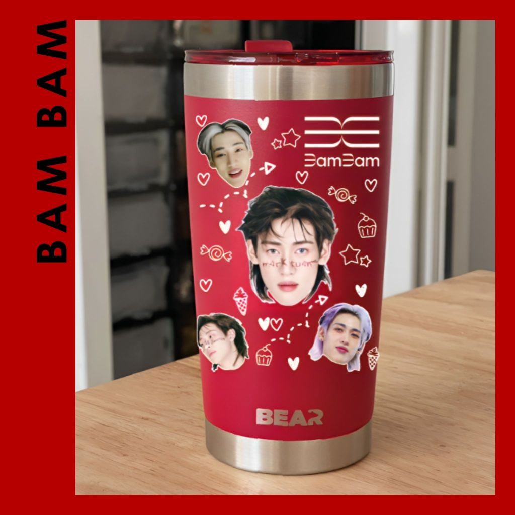 ฺBP0. แก้วรูปถ่าย Bam Bam : BamBam : Got7 : BAMBAMGOT7 : แบมแบม : แบมแบมGot7