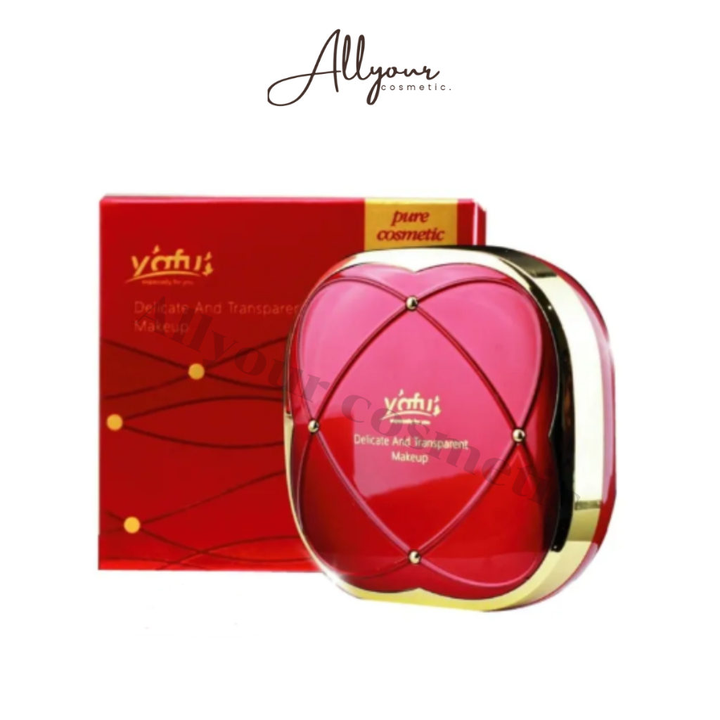 (ของแท้) แป้งพัฟ YAFU MAGIC SOFT AND SMOOTH POWDER เนื้อเนียน ปกปิดเยี่ยม ผสมรองพื้นในตัว yafu1209