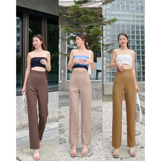 ขากระบอก ผ้าเปเป้งานซิปหลัง งานซิปหลัง🧵🥐