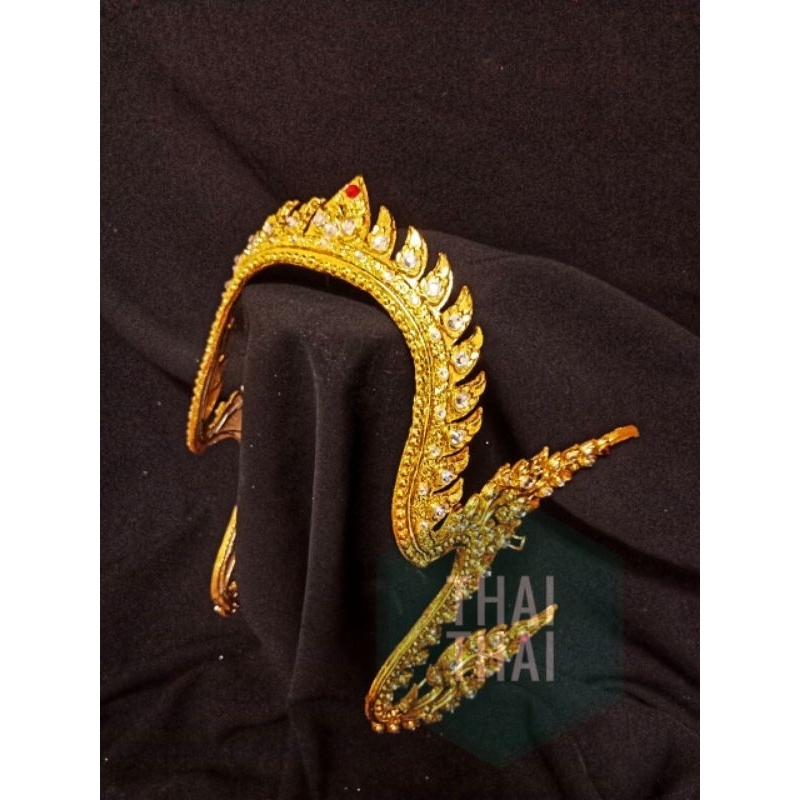 เครื่องประดับไทยกระบังหน้าD08  ลดาวัลย์