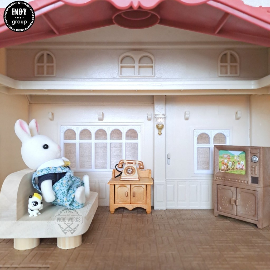 โซฟามินิ โซฟาจิ๋ว โซฟาโมเดล Sofa bed ม้านั่ง เฟอร์นิเจอร์บ้านตุ๊กตา พร้อพถ่ายรูป โซฟาไม้แท้ [Osa]