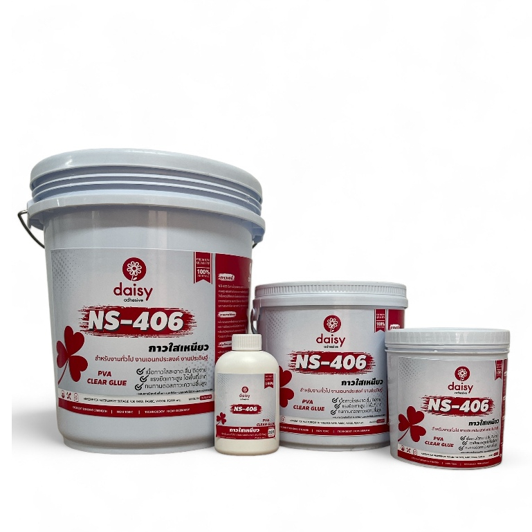 กาวใส กาวPVA แบบเหนียว NS-406 กาว Daisy