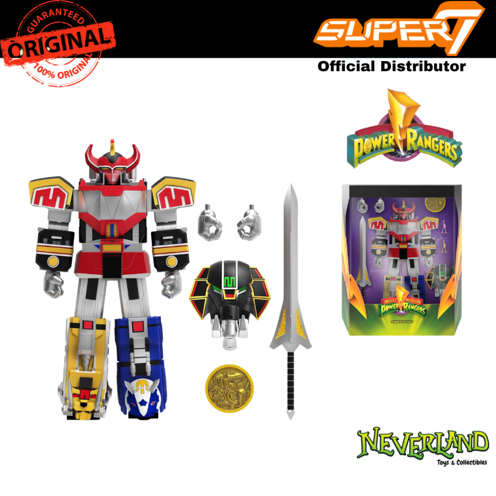 Super7 Mighty Morphin Power Rangers Dino Megazord ULTIMATES! Wave 3 Figure