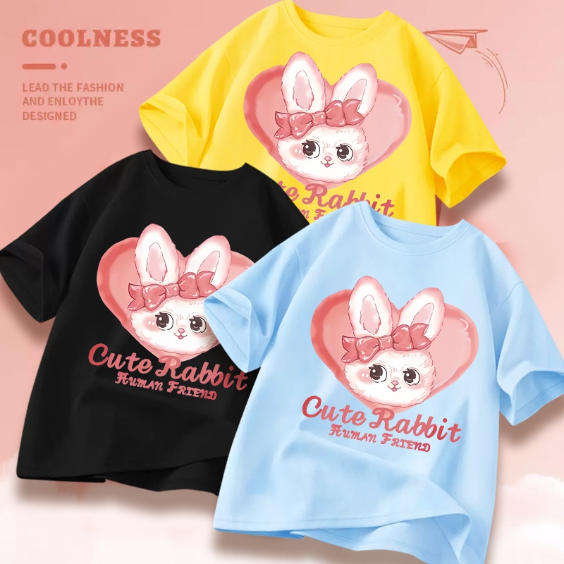 D831เสื้อยืดแขนสั้ง ใส่ได้ทั้งชายและหญิง ลายแฟชั่งสวย