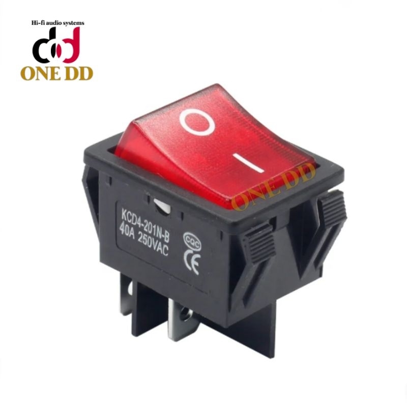 ปุ่มสวิตช์เปิด ปิด กระแสไฟสูง 40A 250V AC สําหรับเครื่องเชื่อม KCD4 1 ชิ้น สวิตช์ สวิทช์ switch
