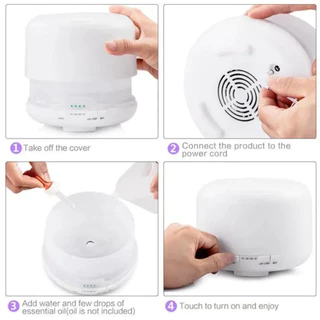 เครื่องพ่นไอน้ำอโรม่าMuji Aroma Diffuser ควันเยอะ เครื่องเพิ่มความชื้น สปาในบ้าน หอมสดชื่น เกรดขึ้นห้าง500ml