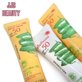 Sasimi Aloe Vera 99% Sunscreen Cream ครีมกันแดดว่านหางจระเข้ ชุ่มชื้น ปกป้องผิวจากแสงแดด SPF50 PA+++
