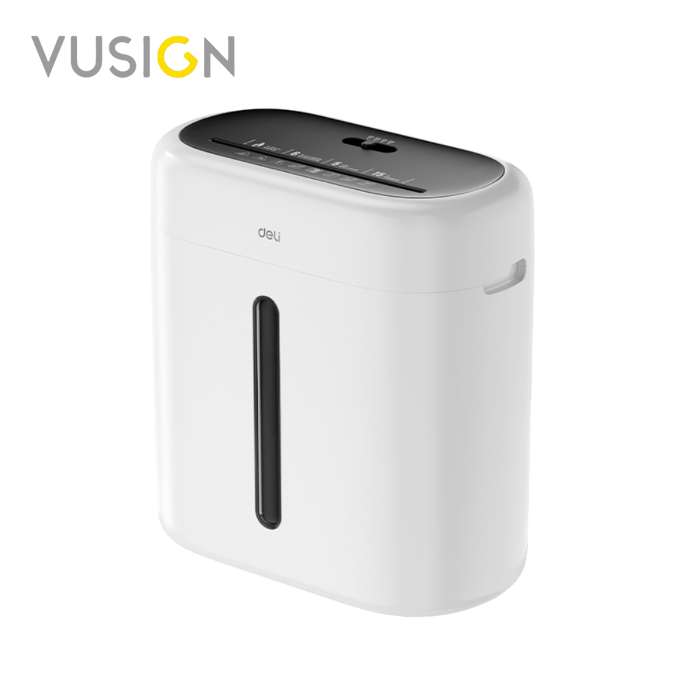Vusign เครื่องทำลายเอกสาร เครื่องย่อยกระดาษ ไฟฟ้า เสียงเบา รับประกัน1ปี ออกใบกำกับได้ Paper Shredder