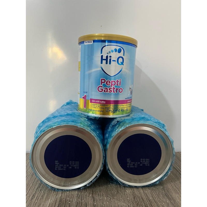 Hi-Q Pepti Gastro ไฮคิว เปปติ แกสโตร สูตร 1 400 กรัม นมสูตรเฉพาะสำหรับเด็กทารกแรกเกิด - 1 ปีที่แพ้นม