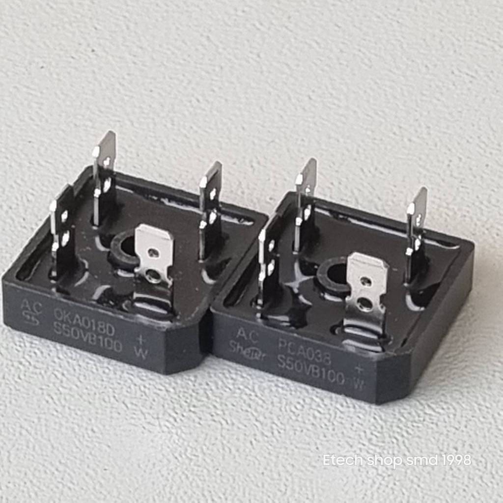 S50VB100(ของแท้ ) ไดโอดซิลิคอนเครื่องเชื่อมอินเวอร์เตอร์50A 1000V วงจรเรียงกระแสBRIDGE DIODE บริดจ์ไดโอด