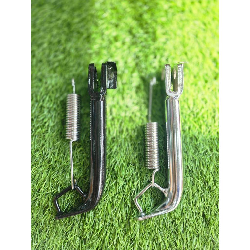 ขาตั้งข้าง พร้อมสปริง XMAX 300 แบบโหลด ยาว 17.ซม. สีดำ สีชุบ