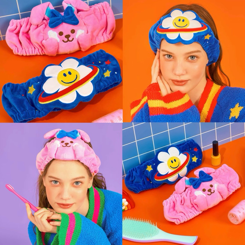พร้อมส่ง Wiggle Wiggle ของแท้ 100% ที่คาดผม ผ้าคาดผม น่ารัก สดใส เก็บผมดีมาก ไม่รัดหัว ไม่หลุดง่าย Hair Band 26025