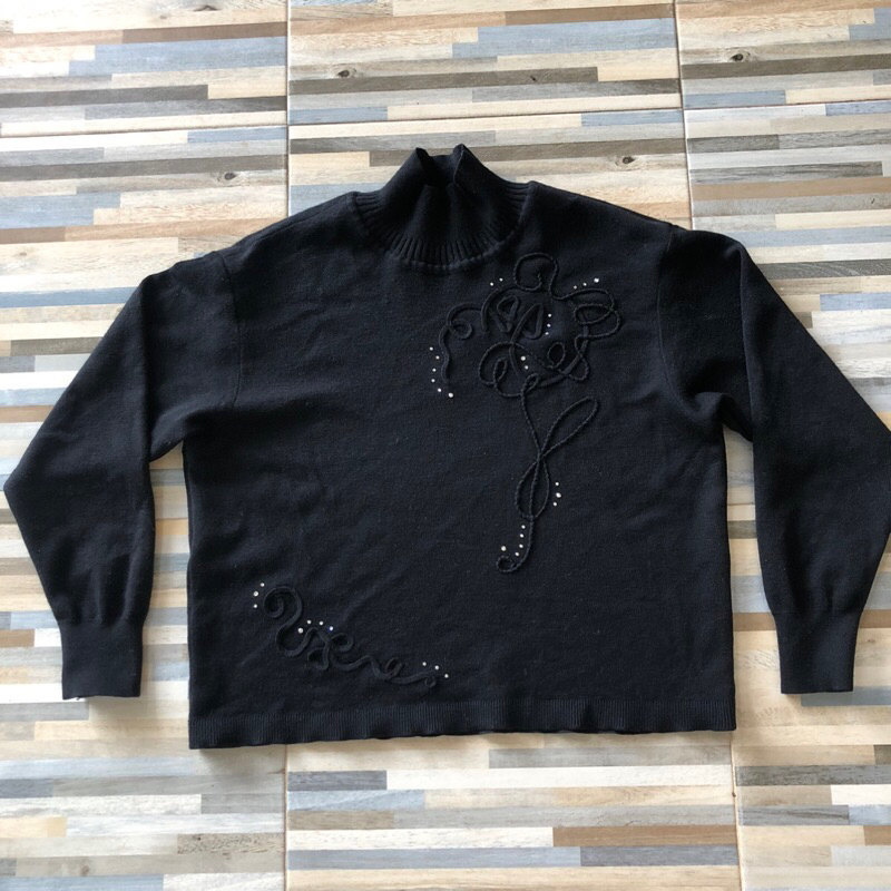 เสื้อแขนยาวไหมพรมBlanceมือ2(M)