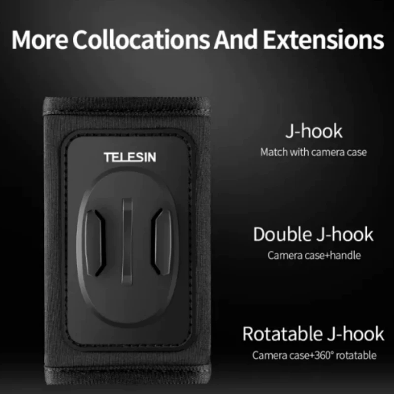 Telesin GoPro / DJI / Insta360 Backpack Strap Mount (GP-BPM-003) thumbnail 6