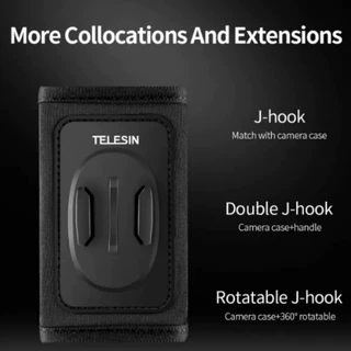 Telesin GoPro / DJI / Insta360 Backpack Strap Mount (GP-BPM-003)