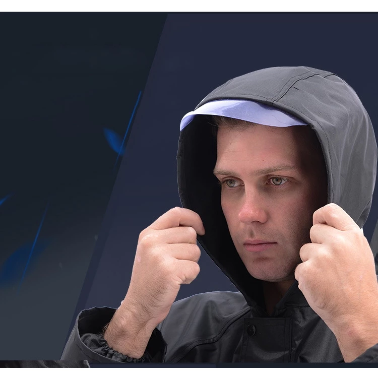 ชุดกันฝน เสื้อพร้อมกางเกง หนา มีแถบสะท้อนแสง thumbnail 10