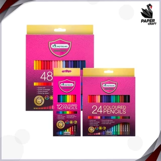 ดินสอสี สีไม้ มาสเตอร์อาร์ต Master art 12 24 36 48สี มี แบบแท่งยาว1หัว และ แบบ 2 หัว ( 1 กล่อง )