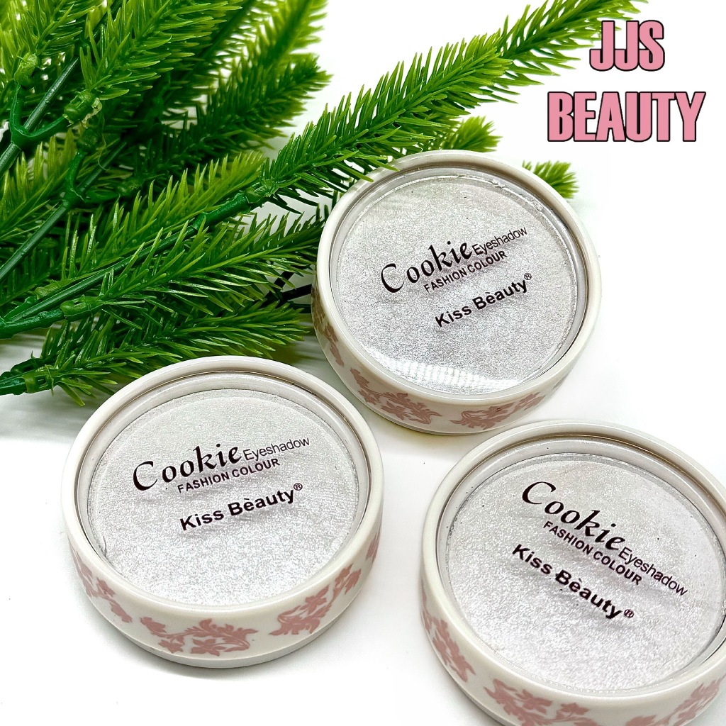 Kiss Beauty Cookie Eyeshadow & Highlighter อายแชโดว์และไฮไลท์ เนื้อคุ้กกี้ เนียนนุ่ม ประกายชิมเมอร์