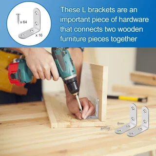 เหล็กฉากรู เหล็กฉากสแตนเลส เหล็กตัวL ฉากสแตนเลส DIY หนา 2 มิล