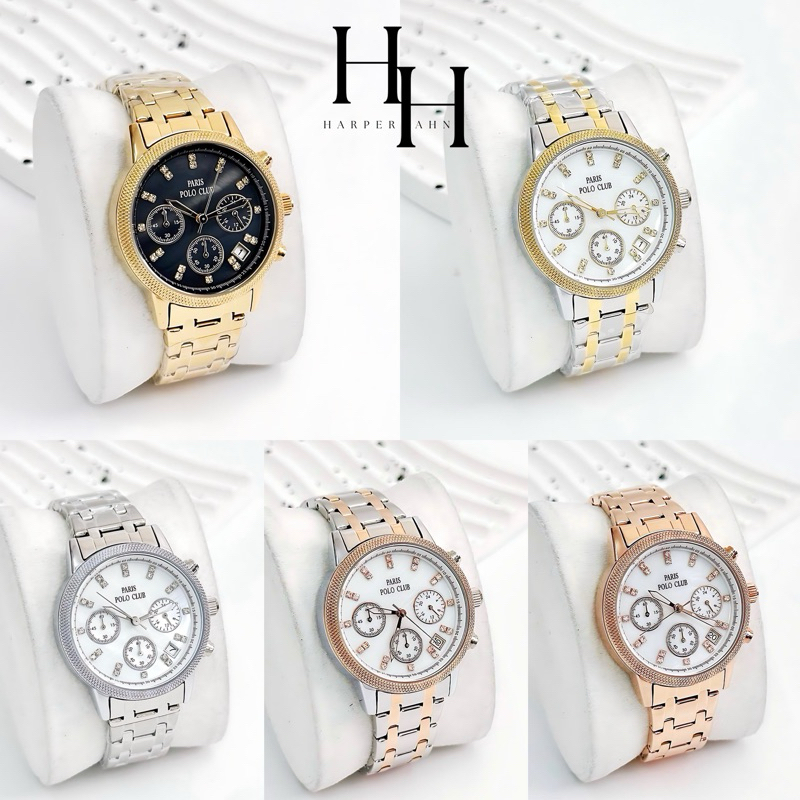 [แท้ศูนย์ไทยผ่อน0%]PARIS POLO CLUB PPC-231103 (36mm) ประกันศูนย์ไทย 1 ปี