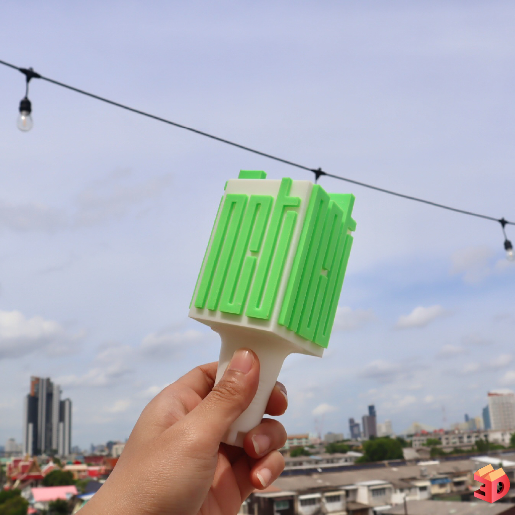 ไม่ใช่แท่งไฟ แต่คือ ชุดแต่งยาดมหงส์ไทย บงวุ้นกรอบ!!! งาน3Dprint ผิวเส้น ไม่มีแถมพวงกุญแจแต่มีรูร้อย