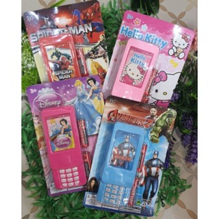 ของเล่น โทรศัพท์《แบบสไล》มีเสียงมีไฟ+พร้อมถ่าน พร้อมส่ง