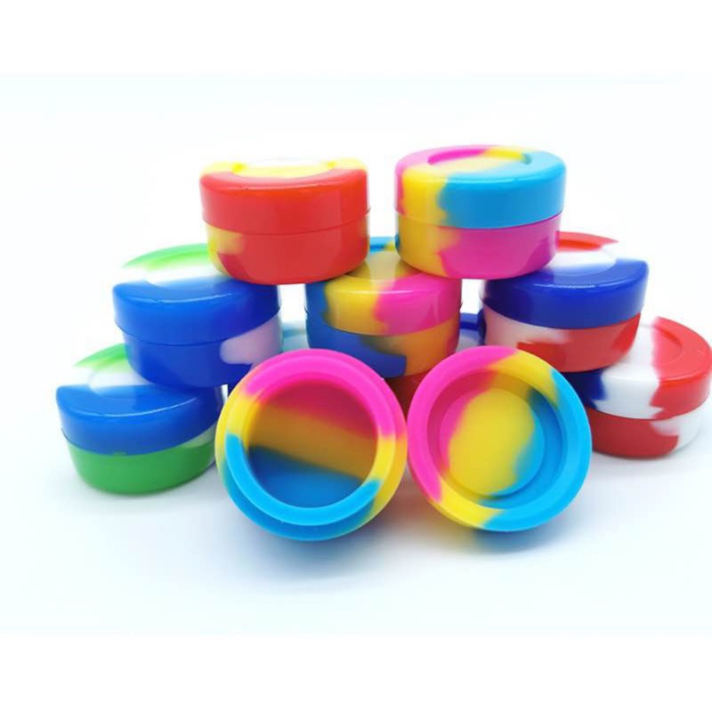 Wholesale silicone container for oils,wax 2 ml