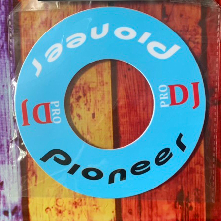 สติกเกอร์สีฟ้า ลาย Pioneer Size "M" กันรอยเครื่อง ddj sr1,2 ddj rr ddj sx1,2,3 ddj rr ddj 800