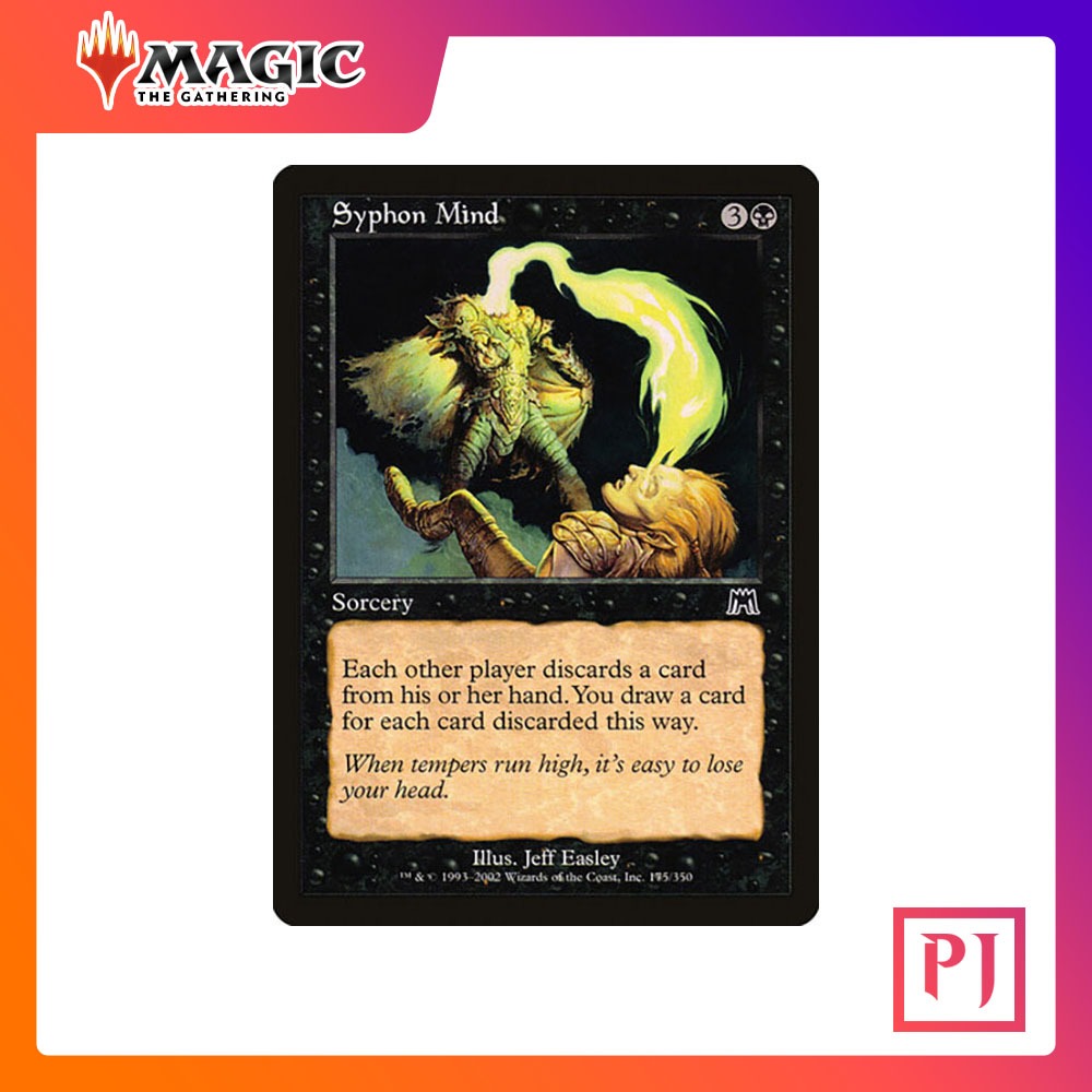 [MTG] Syphon Mind [ONS] [BLACK] [COMMON] [NORMAL] [ENG] (การ์ดเมจิค / Magic the Gathering)