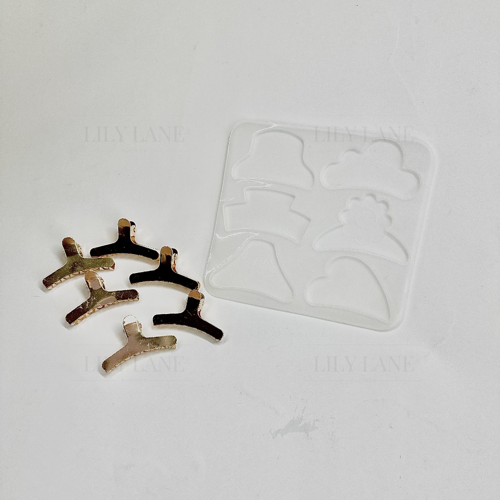พร้อมส่ง | กิ๊บติดผม แม่พิมพ์กิ๊บติดผม (Hair Clips Silicone Molds)