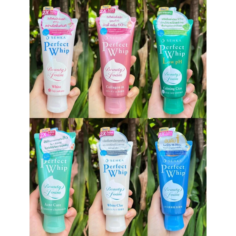 โฟมล้างหน้าเซนกะ ฉลากไทย Senka Perfect Whip 🩷Exp.2028-2029