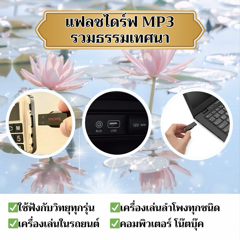 แฟลชไดร์ฟ MP3 หลวงพ่อปัญญา นันทภิกขุ