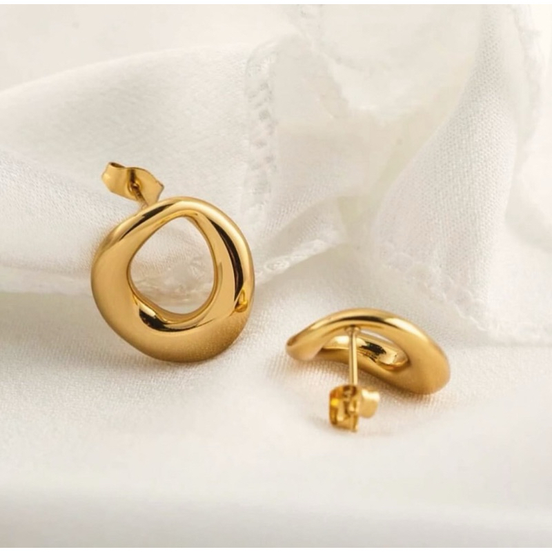 Gabi earrings (stainless steel) พร้อมส่ง - รูปที่ 3
