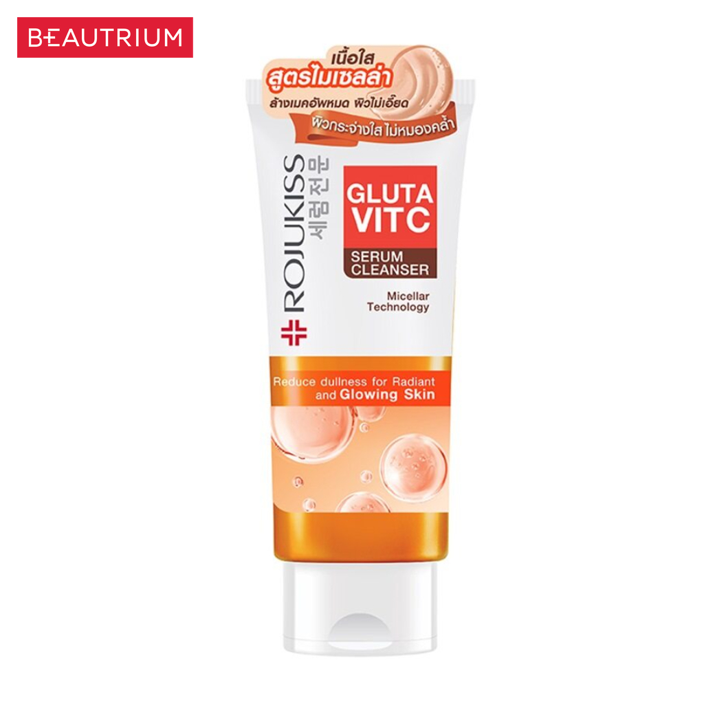 ROJUKISS Gluta Vitc Serum Cleanser ผลิตภัณฑ์ทำความสะอาดผิวหน้า 100g — صورة 2