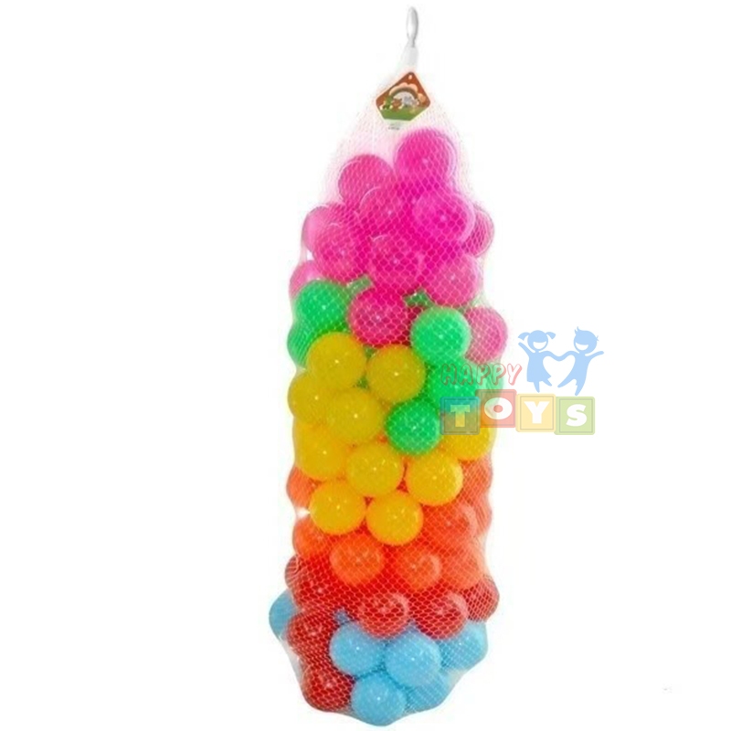 ลูกบอล 100 ลูก ลูกใหญ่ ขนาด 8 cm (คละสี)