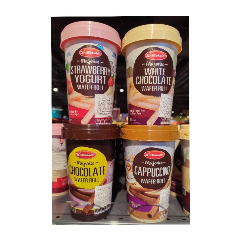 KoKoLa - Majorica-🇮🇩 wafer roll 120g. เวเฟอร์ชนิดแท่งสอดไส้ครีมรสต่างๆ