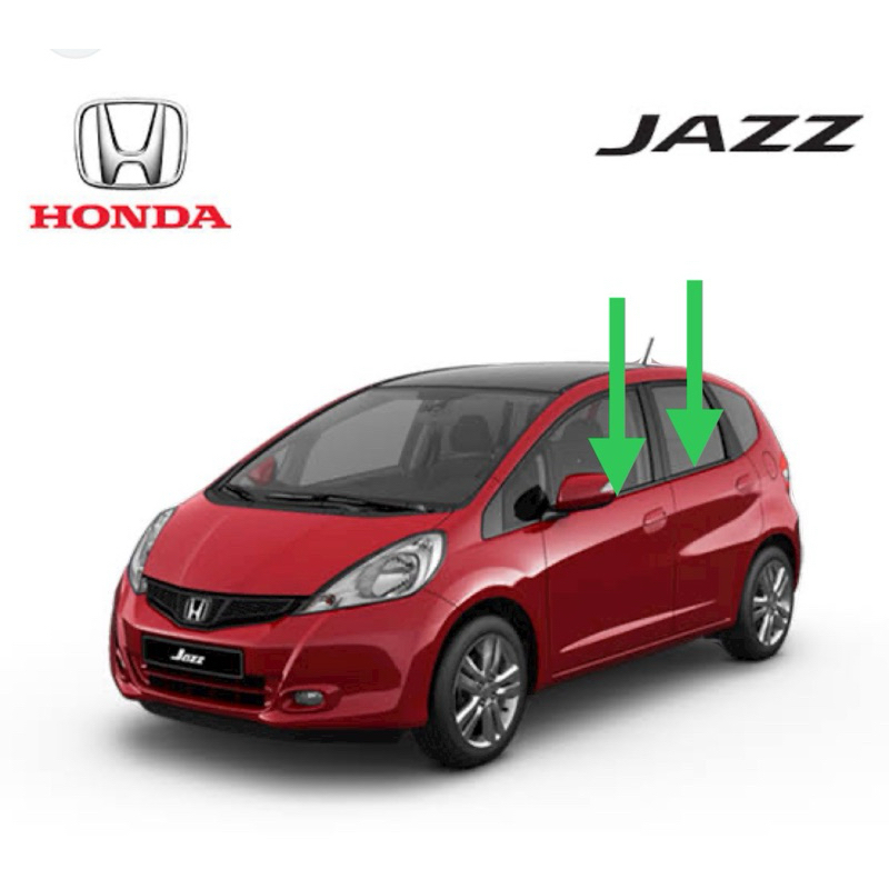 (Jazz GE อ่านด้วย) ยางขอบกระจก ยางรีดน้ำ คิ้วประตู แท้ศูนย์ 4เส้น หน้า L+R หลัง L+R 1คันรถ Honda Jazz GE 2008-2013 - รูปที่ 7