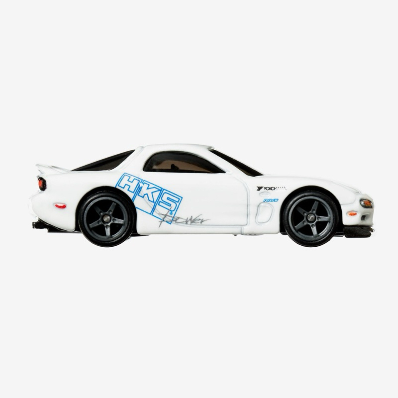 Hotwheels Premium | Mazda Rx-7 HKS (Fast&Furious) สเกล 1:64