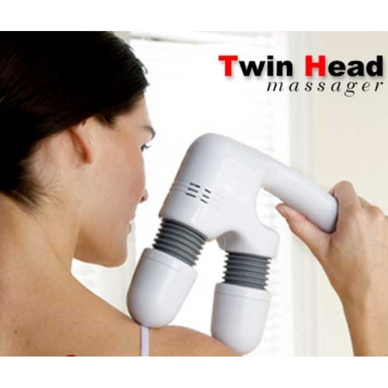 เครื่องนวดตัวชนิดพิเศษ มีแกนนวดถึง 2 หัวTwin Head Massager เพื่อสุขภาพและคลายเครียด ช่วยผ่อนคลายกล้ามเนื้อ