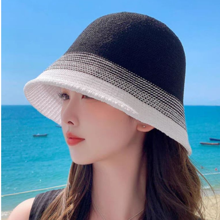 หมวกบักเก็ตงานแฮนด์เมด ใส่สบายระบายอากาศได้ดี พร้อมส่งจากไทย