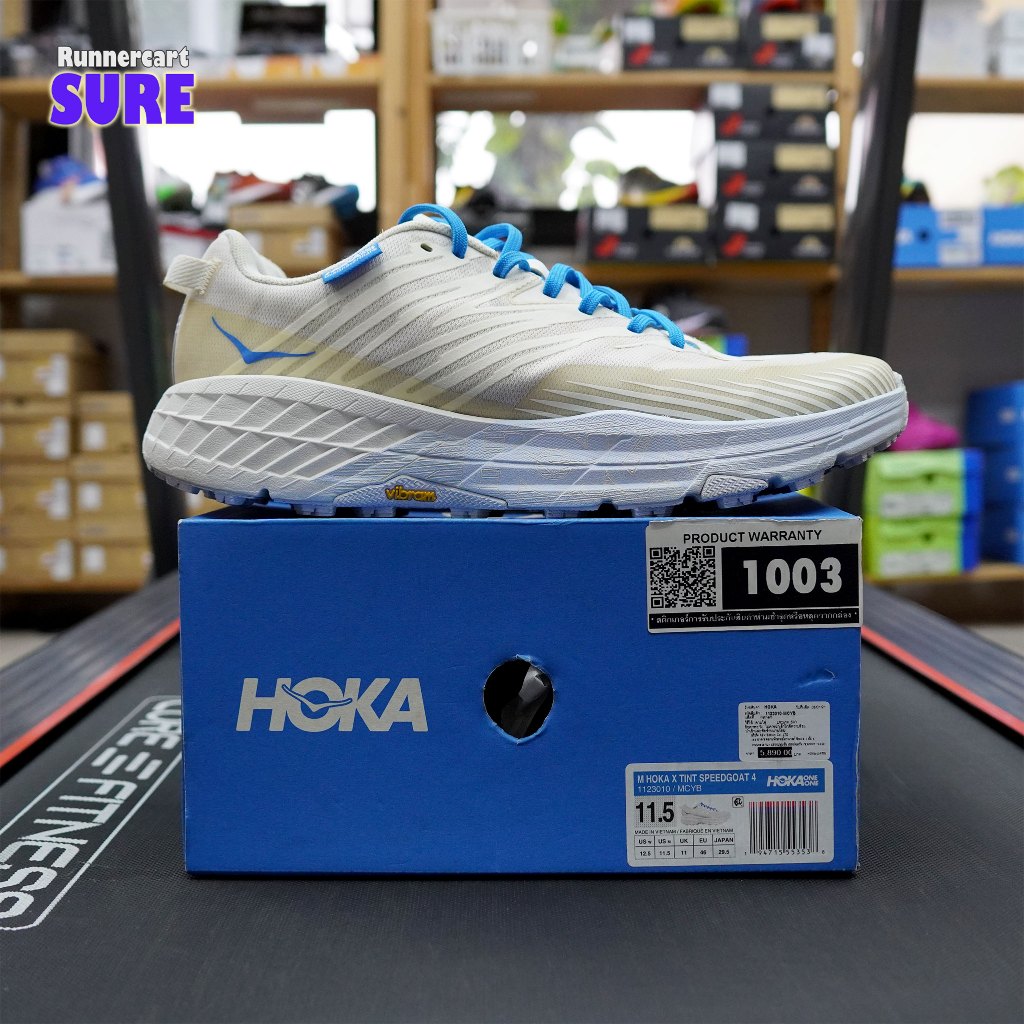 SURE_HOKA MEN SPEEDGOAT 4 (THISISNEVERTHAT), SIZE 11.5US / 29.5CM รองเท้าวิ่งมือสอง