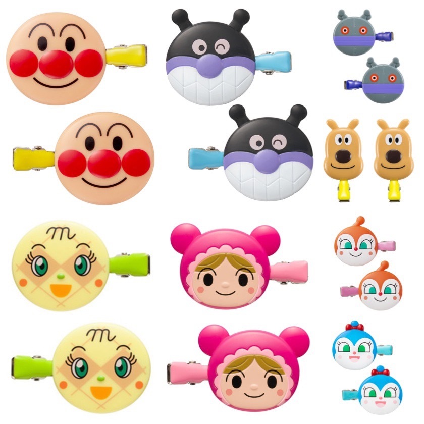 🔥แท้ 100% เข้าครบลายเพิ่ม เริ่ม 225 บาท🔥กิ๊บติดผม ลาย Anpanman และเพื่อน สินค้า 1 แพ็ค ได้ 2 ชิ้น นำเข้าจากญี่ปุุ่นแท้
