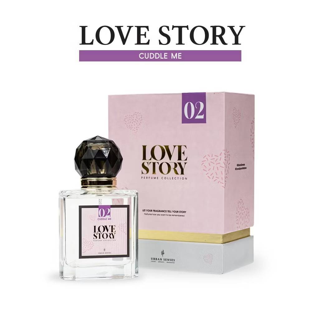 น้ำหอมผู้หญิง URBAN SENSES Love Story Perfume Collection - กลิ่น 02 CUDDLE ME 50 ml. กลิ่นหวานละมุน