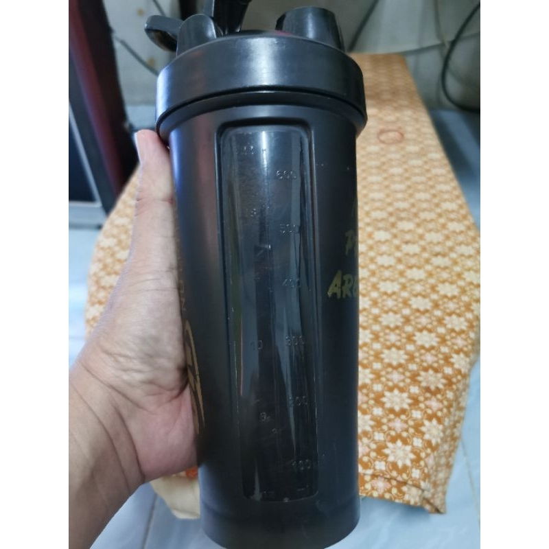 กระบอกเชค (มือ2)​ On shaker gold black ขนาด22ออนซ์​
