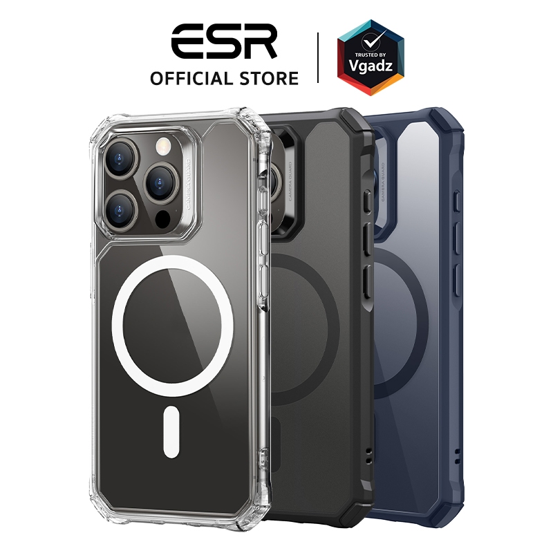 ESR เคสสำหรับ iPhone 15 / 15 Plus / 15 Pro / 15 Pro Max รุ่น Air Armor Clear Case (HaloLock)