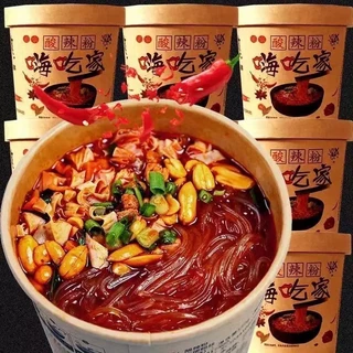 🌶️ซวงล่าเฟิน วุ่นเส้นเหนียวนุ่ม เปรี้ยวๆ เผ็ดๆ อร่อย 120g海吃家