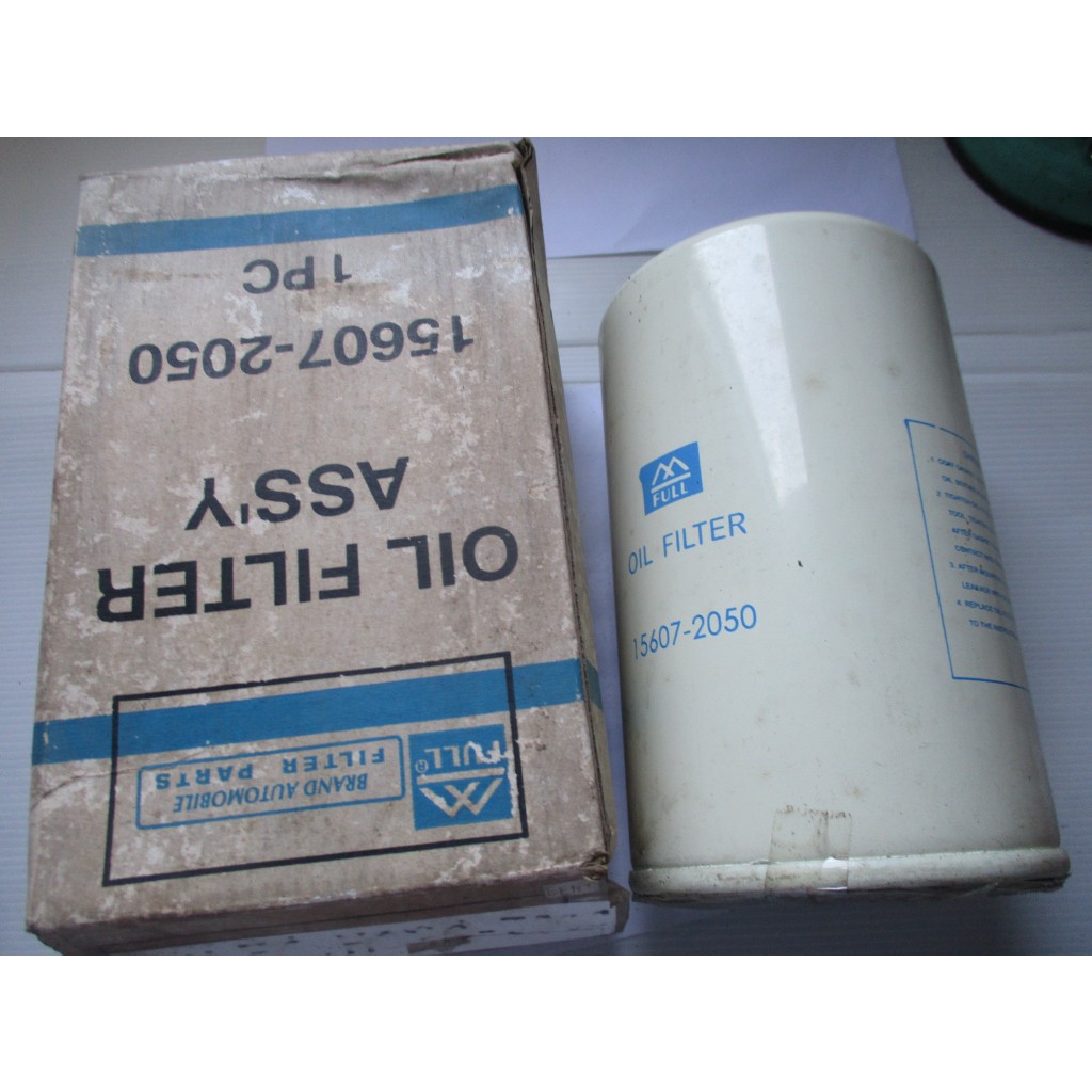 กรองน้ำมันเครื่อง กรองเครื่อง  HINO  Mega   FC Turbo   HO7D   FC1J   No. 15607-2050 , 15607-2051