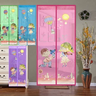 ม่านกันยุง 90x210CM ม่านประตู มุ้งลวด ม่านประตูแม่เหล็ก หลากหลายรูปแบบในราคาถูก